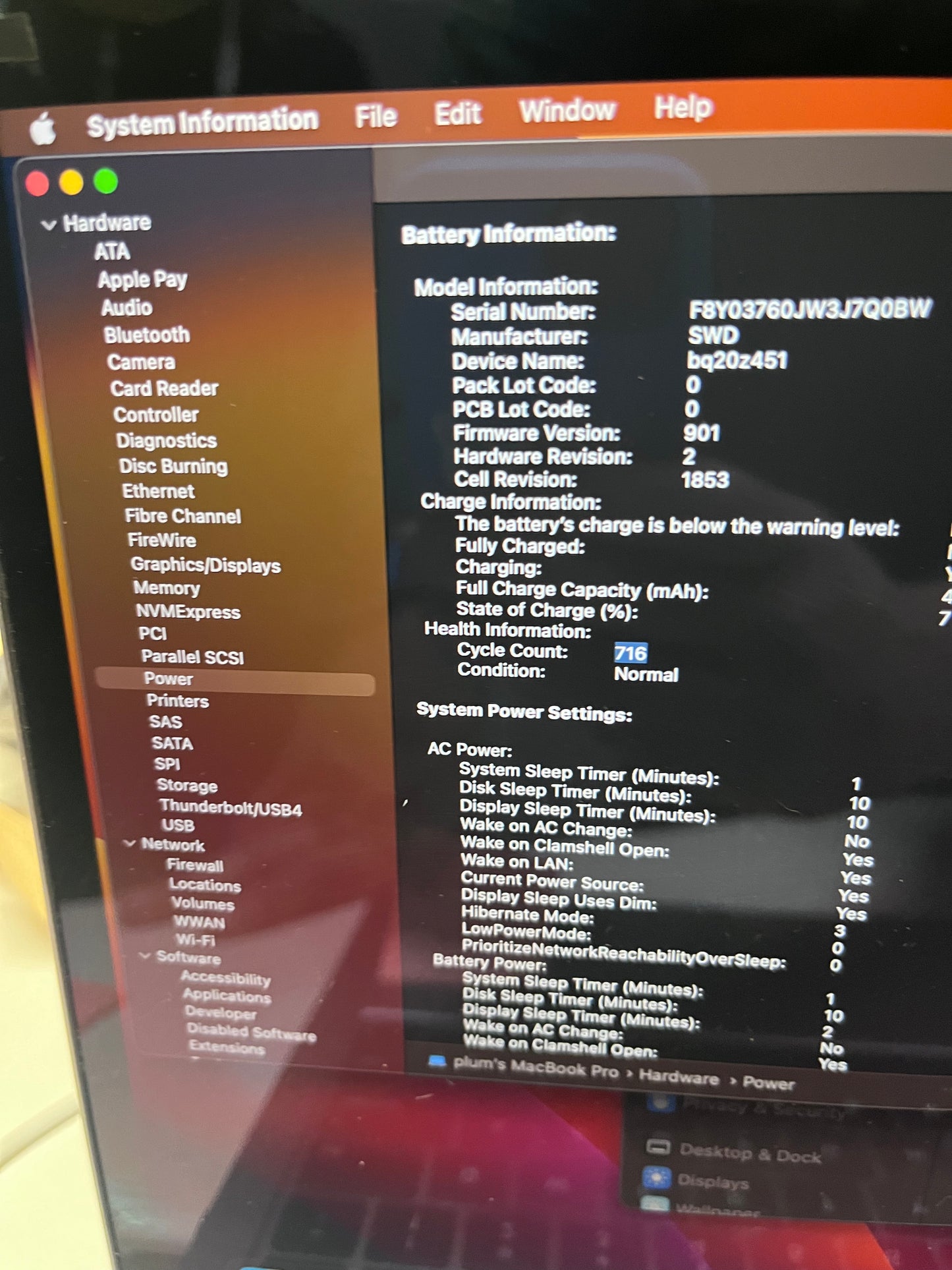 MacBook Pro 13Inch 2020 i5 16GB 512GB Ssd